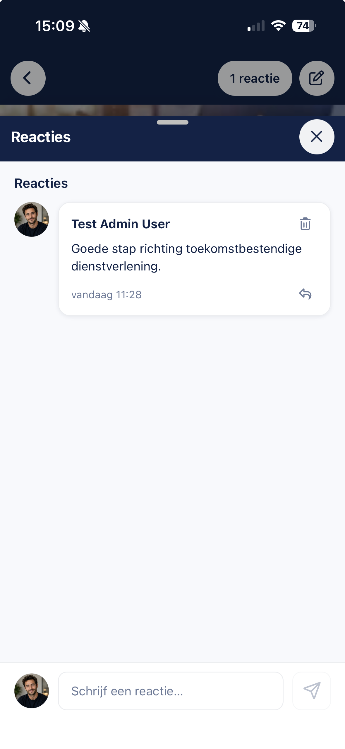 Reacties op een nieuwsbericht in DePersoneelsApp